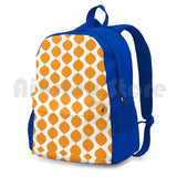 Mid Century Modern Retro 60S Waves Pattern Backpack