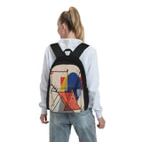 Midcentury Modern Abstraction Backpacks Men's & Women's Anime Bag