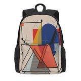 Midcentury Modern Abstraction Backpacks Men's & Women's Anime Bag