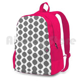 Midcentury Modern 60S Waves Pattern Outdoor Backpack