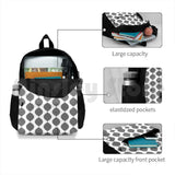 Midcentury Modern 60S Waves Pattern Outdoor Backpack