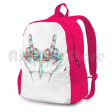 Middle Fingers Outdoor Hiking Backpack Waterproof Camping Travel