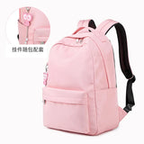 Middle School Student Female Solid Knapsack Backpack