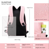 Middle School Student Female Solid Knapsack Backpack