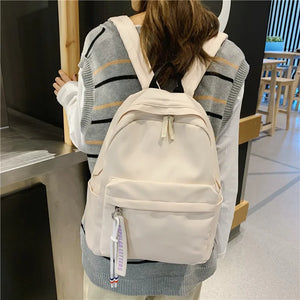 Middle School Students Travel Shoulder Backpacks Waterproof Nylon Kids Backpack