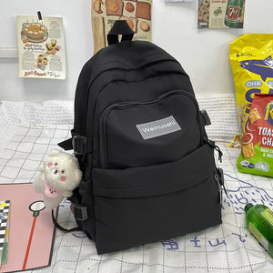 Middle School Schoolbag Female Middle School Capacity Bump Backpack