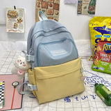 Middle School Schoolbag Female Middle School Capacity Bump Backpack