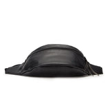 Mihaivi Leather Waist Bags For Men Chest Pack Belt Bag Outdoor Sports