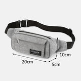 Mihaivin Men Fanny Pack Chest Bag Outdoor Sports Waist Belt Bag