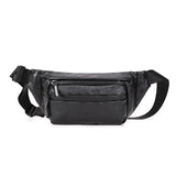 Waterproof Chest Bag Fanny Pack Leather Bum Pouch