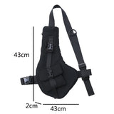 Tactical Chest Bag Hip-Hop Crossbody Pack Unisex Street Style Waist Bag