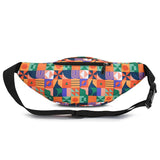 Colorful Waterproof Fanny Pack Teenager Outdoor Sport Waist Bag