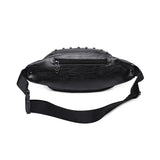 Skull Rivet Chest Bag Hip Bum Waist Belt PU Leather Shoulder Bag