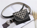 Women's Diamonds Waist Bag Fanny Pack Belt Bag Purse