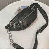 Unisex Waist Belt Bags Circular Chest Pack Bag Casual Women Shoulder Bags Men Tr