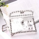 Women Laser Waist Bag Waterproof PVC Belt Bag Retro Transparent