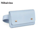 Women Waist Bag PU Leather Waist Pack For Female Girl Travel Belt Bag