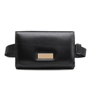 Women's Waterproof Leather Belt Bag Waist Pack