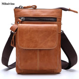 Leather Waist Packs Fanny Pack Belt Bag Men's Shoulder Bags