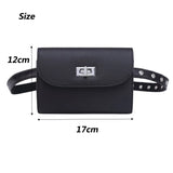 Leather Waist Bag for Running Fanny Pack