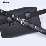 Leather Waist Bag for Running Fanny Pack