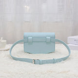 Leather Waist Bag Women Fanny Pack Girl Bum Bag Chest Pack Belt Female Bags