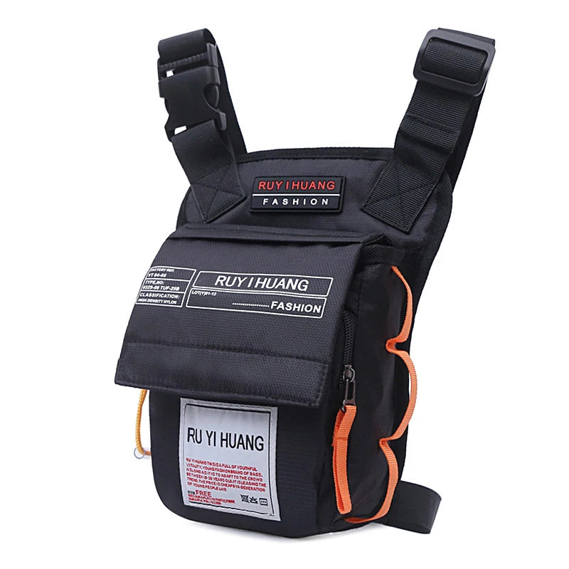 Men Canvas Drop Leg Bag Canvas Fanny Pack Waist Belt Bags Military Travel