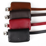 Vintage Women Belt Bag Lady's Waist Leather Women Bags Pack Femal Phone Pouch