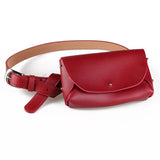 Vintage Women Belt Bag Lady's Waist Leather Women Bags Pack Femal Phone Pouch
