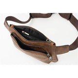 Men's PU Leather Waist Bag Vintage Fanny Pack