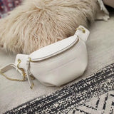 Waterproof PU Sports Fanny Pack Cross Body Waist Bag