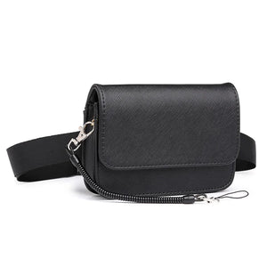 Leather Waist Pack Hip Belt Bum Pouch Men Bag