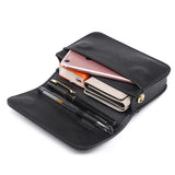 Leather Waist Pack Hip Belt Bum Pouch Men Bag