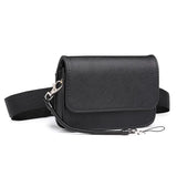 Leather Waist Pack Hip Belt Bum Pouch Men Bag