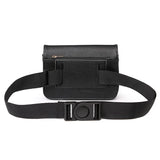 Leather Waist Pack Hip Belt Bum Pouch Men Bag