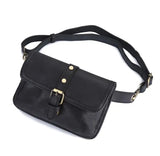 Vintage Leather Waist Pack Women Belt Bag for iPhone X/8 Plus Money Bag