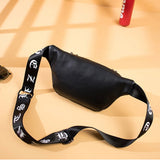 Pu Leather Waist Bag Skull Rivet Fanny Pack Unisex