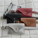 Women's Leather Waist Bag Fanny Pack Chest Pouch
