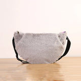 Women Fanny Pack Waist Belt Bag Suede Chest Bags Female Travel Zipper Waist Pack