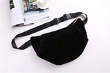 Women Fanny Pack Waist Belt Bag Suede Chest Bags Female Travel Zipper Waist Pack