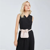 Women Leather Waist Pack Fanny Pack Shoulder Messenger Bag