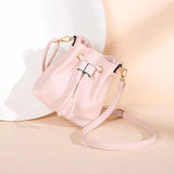 Women Leather Waist Pack Fanny Pack Shoulder Messenger Bag
