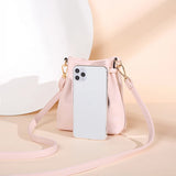 Women Leather Waist Pack Fanny Pack Shoulder Messenger Bag