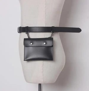 Small Leather Waist Bag Fanny Pack Phone Waist Bag Handbag