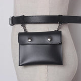 Small Leather Waist Bag Fanny Pack Phone Waist Bag Handbag