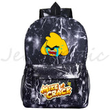 Mikecrack Backpack Boys Girls Back To School Gift bag Kids Cartoon bookbag Teens