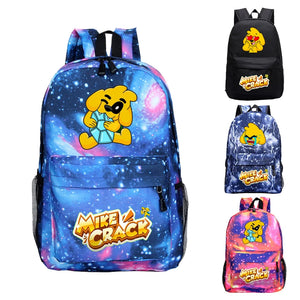 Mikecrack Backpack Boys Girls Back To School Gift bag Kids Cartoon bookbag Teens