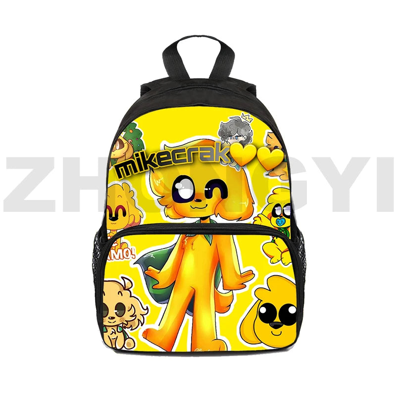 3D Los Compa Zipper Bookbag for Teen Girls