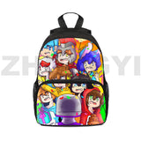 3D Los Compa Zipper Bookbag for Teen Girls