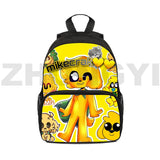 3D Los Compa Zipper Bookbag for Teen Girls